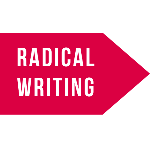 The radical writing podcast logo